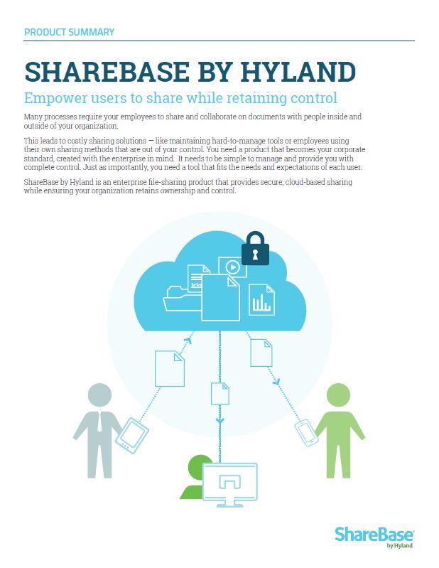 Product Overview ShareBase Kyocera Software Document Management Thumb, Digital Document Solutions, RI, MA, Kyocera, Canon, Xerox