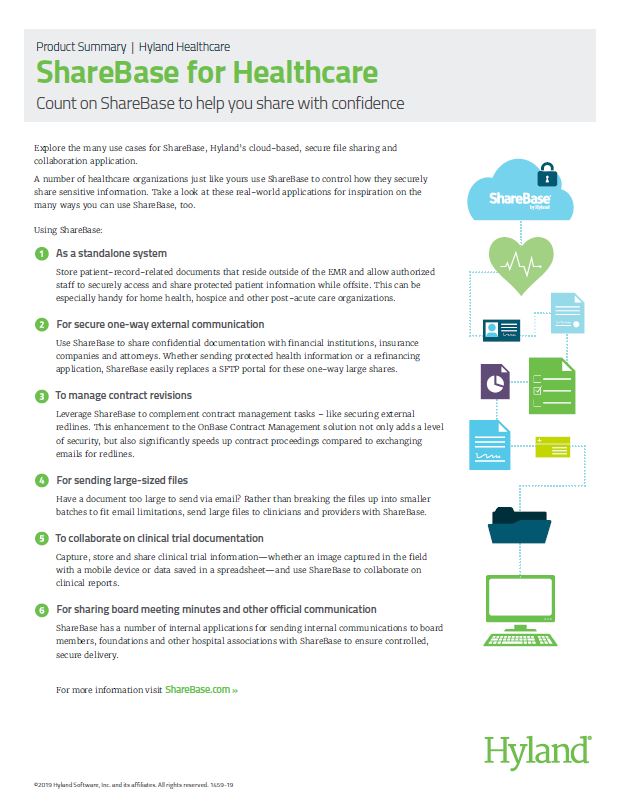 Solutions ShareBase For Healthcare Kyocera Software Document Management Thumb, Digital Document Solutions, RI, MA, Kyocera, Canon, Xerox