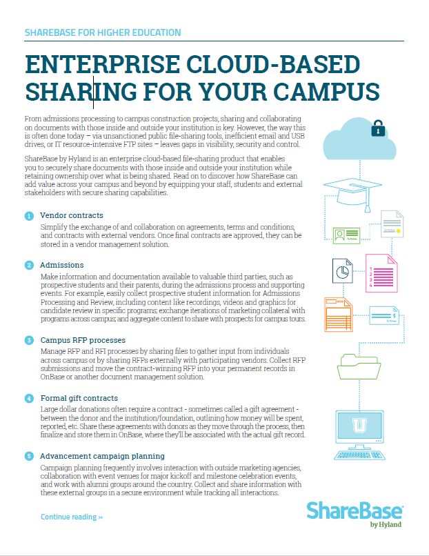 Solutions ShareBase For Higher Education Kyocera Software Document Management Thumb, Digital Document Solutions, RI, MA, Kyocera, Canon, Xerox