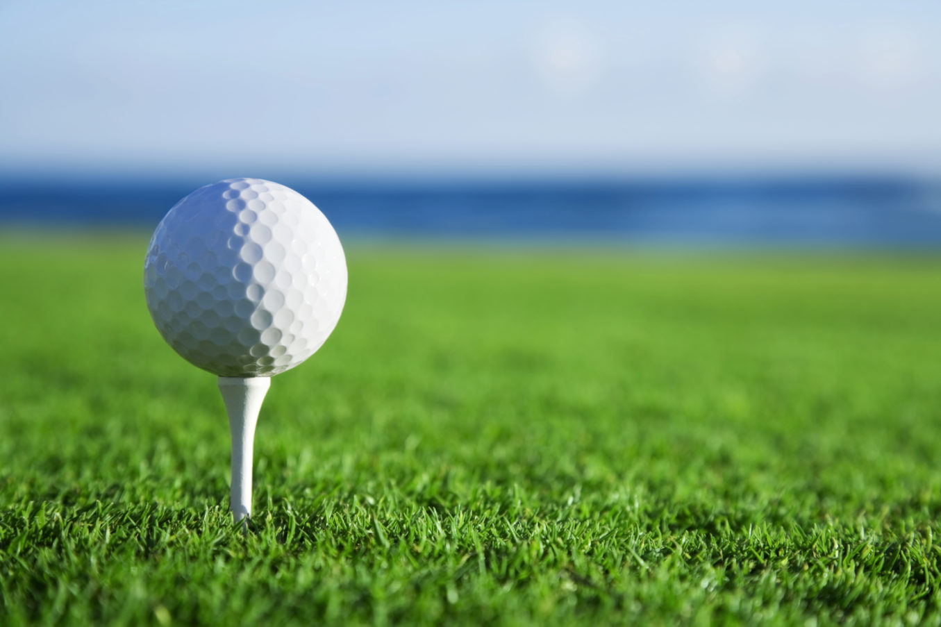 Golf Event Golf Ball on Tee Green Grass Digital Document Solutions, RI, MA, Kyocera, Canon, Xerox