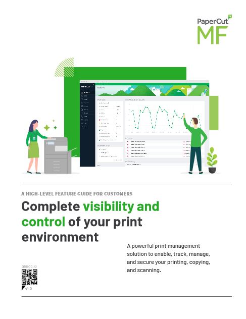 Full Brochure Cover, Papercut MF, Digital Document Solutions, RI, MA, Kyocera, Canon, Xerox